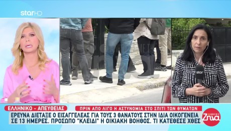 Ελληνικό: Η ΕΛΑΣ Στο Σπίτι Τους Μαζί Με Μία Γυναίκα