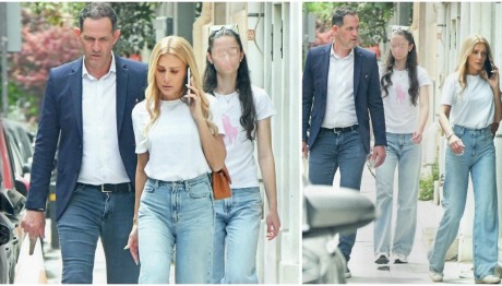 Νατάσα Θεοδωρίδου: Σπάνια εμφάνιση με τον αδελφό και την ανιψιά της