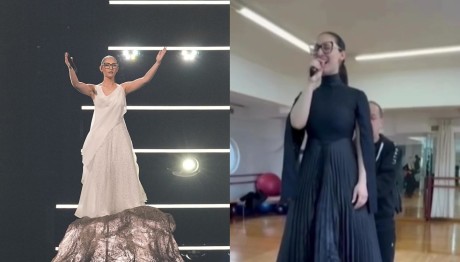 Eurovision - Klavdia: Έτσι Άλλαξε Φόρεμα Πάνω Στη Σκηνή