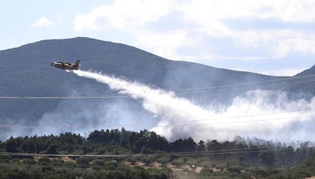 Φωτιά Τώρα Στη Ριτσώνα - Σηκώθηκαν Εναέρια Μέσα
