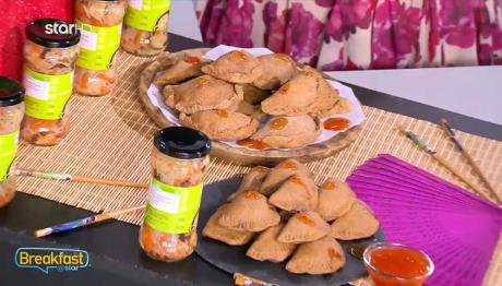 Κιμαδοπιτάκια με ασιατικά λαχανικά