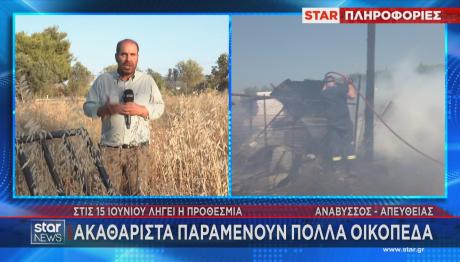 Ανάβυσσος ακαθάριστα οικόπεδα φωτιά