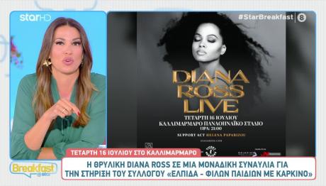 Η Diana Ross, Σύμμαχος στο Έργο Της Ελπίδας