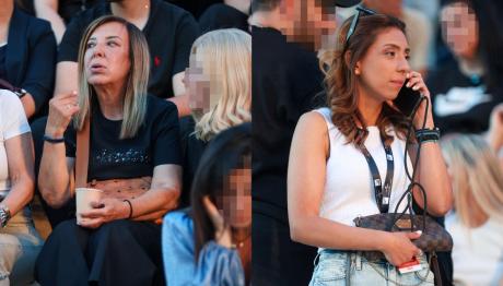 Βασίλης Καρράς: Η Σύζυγος Και η Κόρη Του Στο Καλλιμάρμαρο