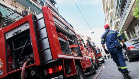 Φωτιά τώρα στον δήμο Αχαρνών κοντά στο Κρυονέρι