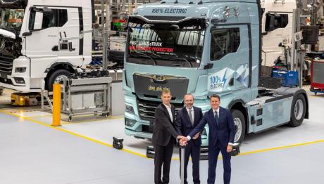 MAN: Ξεκίνησε η σειριακή παραγωγή ηλεκτρικών φορτηγών