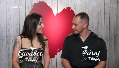 First Dates: Έδεσε Το Γλυκό Της Ελισάβετ Και Του Φώτη