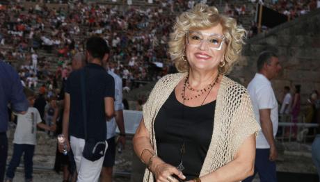 Υρώ Μανέ: Στην Επίδαυρο με τον σύζυγό της - Η σπάνια δημόσια εμφάνιση τους