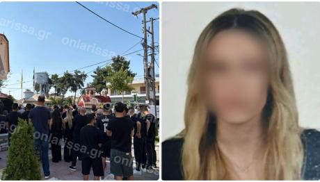 Λάρισα: Θρήνος Στην Κηδεία Της 18χρονης Που Κατέρρευσε