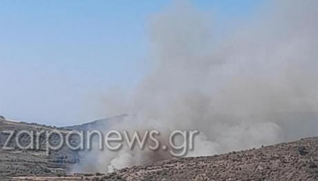 Φωτιά Τώρα Στα Χανιά - Μήνυμα Από Το 112
