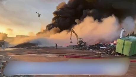 Aλεξανδρούπολη: Φωτιά σε εργοστάσιο ανακύκλωσης - Μήνυμα 112