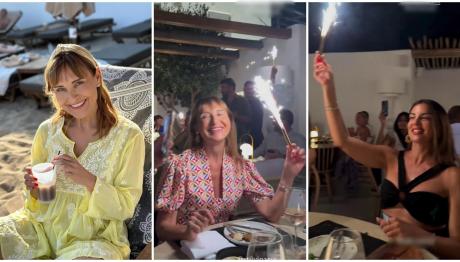 Ζαχαρέα: To πρωί στην παραλία & το βράδυ ladies night με φίλες στην Πάρο