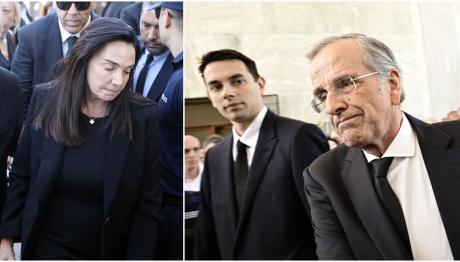 Κηδεία Λένας Σαμαρά: Συντετριμμένοι οι γονείς και ο αδελφός της