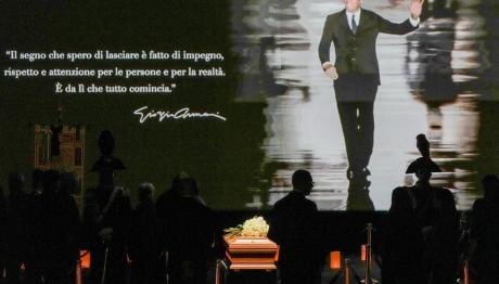 Σήμερα το τελευταίο αντίο στον Τζόρτζιο Αρμάνι