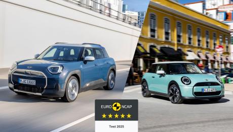 MINI Cooper και MINI Aceman: Πεντάστερα στην ασφάλεια