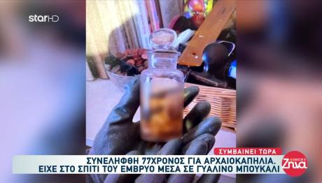 Βρήκαν Έμβριο Σε Μπουκάλι Με Υγρό Σε Διαμέρισμα Της Αττικής