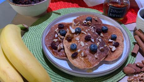 Εύκολη συνταγή για υγιεινά pancakes χωρίς αλεύρι