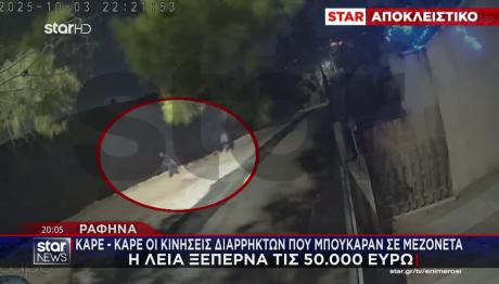 Ραφήνα: Καρέ Καρέ Οι Κινήσεις Διαρρηκτών Που Μπήκαν Σε Σπίτι