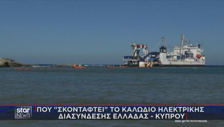 Πού κολλάει το καλώδιο Ελλάδας - Κύπρου