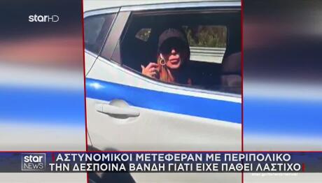 Δέσποινα Βανδή: Η Απάντηση Της ΕΛ.ΑΣ. Για Το Περιπολικό