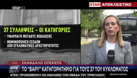 ΟΠΕΚΕΠΕ: Το Κατηγορητήριο Για Του 37 Συλλυφθέντες