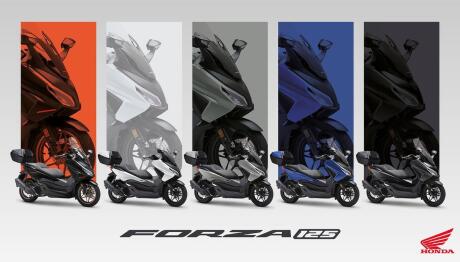 Honda Forza 125 και Forza 350: Δείτε τα νέα χρώματα