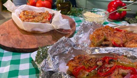 Συνταγή Για Χοιρινές Μπριζόλες Στη Λαδόκολα