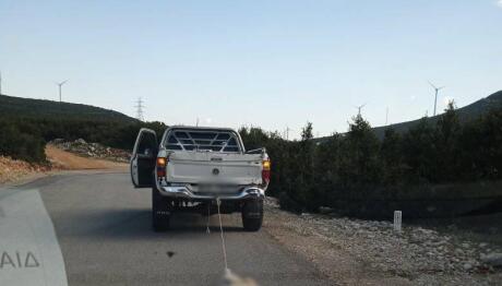 Λιβαδειά: Νεκρός Σκύλος Που Τον Έσερναν Από Καρότσα