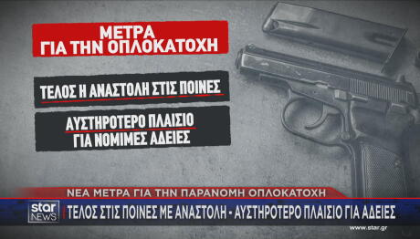 Βορίζια: Έρχονται Νέα Μέτρα Για Την Παράνομη Οπλοκατοχή