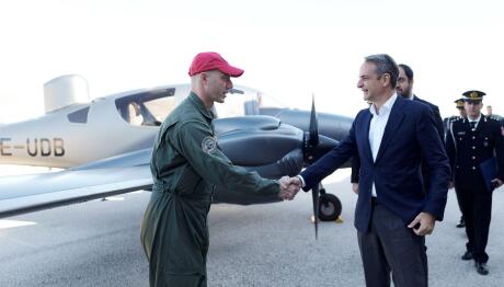 Κυριάκος Μητσοτάκης πυροσβεστικά αεροσκάφη Diamond