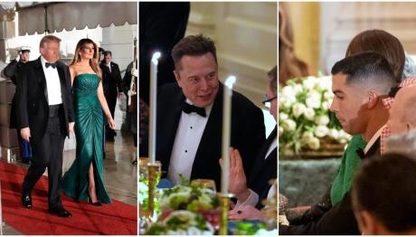 Δείπνο Τραμπ στον Σαλμάν: To φόρεμα της Μελάνια, ο Ρονάλντο & ο Μασκ