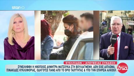 Δήμητρα Ματσούκα: Τα Πρώτα Λόγια Μετά Τη Σύλληψη