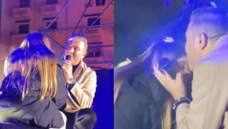 Αντώνης Ρέμος: Στη Σκηνή Με Τη 10χρονη Κόρη Του - Το Φιλί