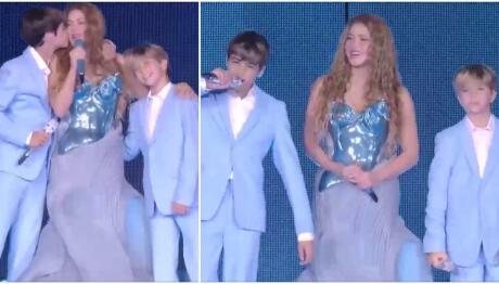 Η Shakira τραγούδησε με τους γιους της σε συναυλία της στο Μπουένος Άιρες