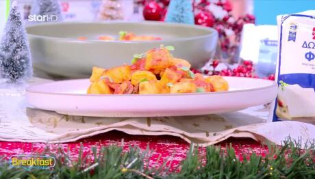 Συνταγή για νιόκι με φέτα