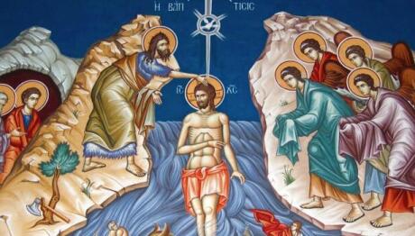 αγιασμός υδάτων κολυμβητές σταυρός