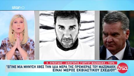 Γιώργος Μαζωνάκης: Μήνυση Στον 22χρονο Και Σε Επιχειρηματία