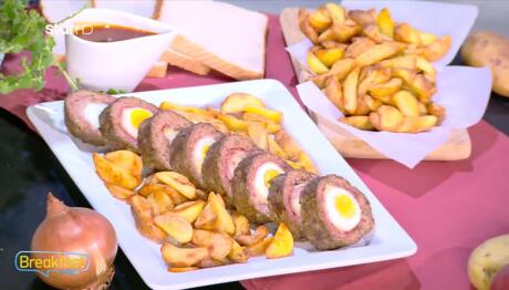 Συνταγή Για Ρολό Κιμά Γεμιστό Με Αυγά