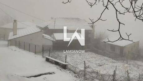 Καιρός: Πρώτα χιόνια σε Φθιώτιδα, Πήλιο και Τρίκαλα