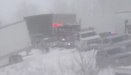 Μίσιγκαν: Καραμπόλα 100 Οχημάτων Μέσα Στο Χιόνι