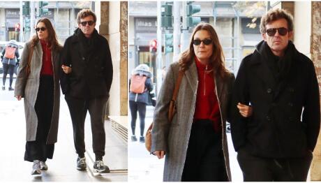 Παλτό με sneakers: Πώς τα συνδύασε η Καγιά και απογείωσε το city look της