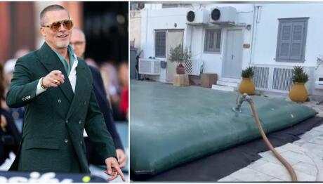 Brad Pitt: Οι προετοιμασίες στην Ύδρα για τα γυρίσματα της ταινίας