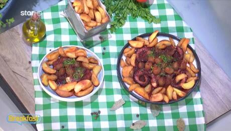 Εύκολη Συνταγή Για Χταπόδι Στιφάδο