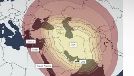Μέχρι Πού Φτάνουν Οι Πύραυλοι Του Ιράν - Ο Χάρτης