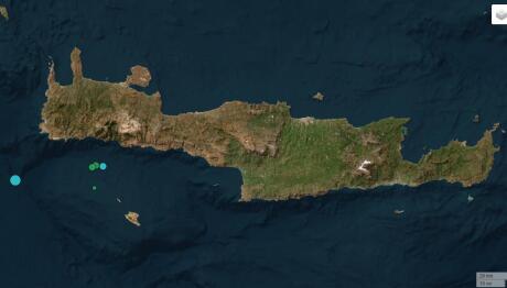 Σεισμός 4,5 Ρίχτερ στην Παλαιόχωρα Χανίων