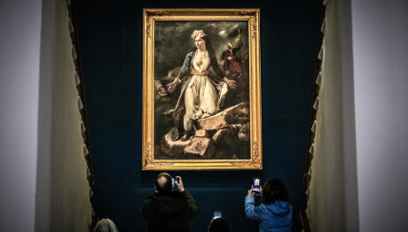 Η Ελλάδα Στα Ερείπια Του Μεσολογγίου - Στο Μεσολόγγι Το Έργο