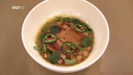 MasterChef Συνταγή Ρεβιθάδα Με Σουπιά