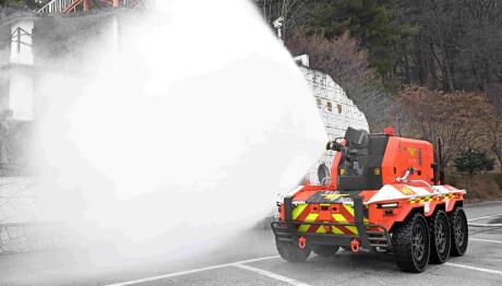 Hyundai: Το ρομπότ που σβήνει φωτιές