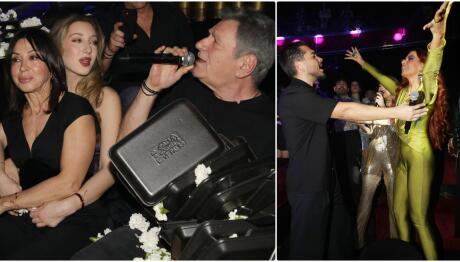 Άγγελος Διονυσίου: Mε τη σύζυγο και την κόρη του στα μπουζούκια