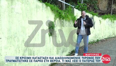 Βέροια: Μάχη Για Τη Ζωή Του Δίνει Ο Επτάχρονος